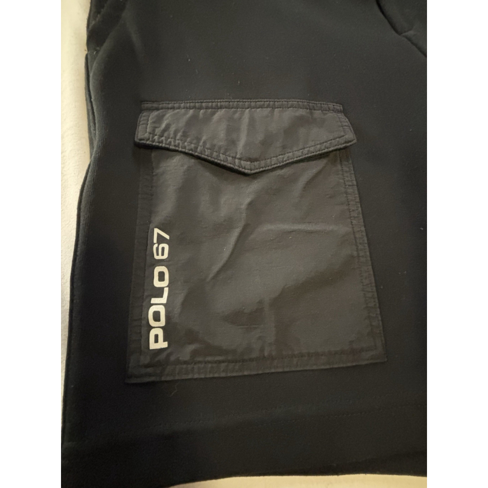 Polo Ralph Lauren Performance Cargo Shorts Polo 67 Black Men’s Size M Athletic - Picture 2 of 7
